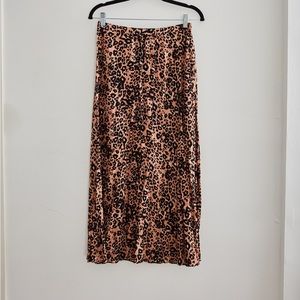 Aritzia Wilfred Leopard Skirt